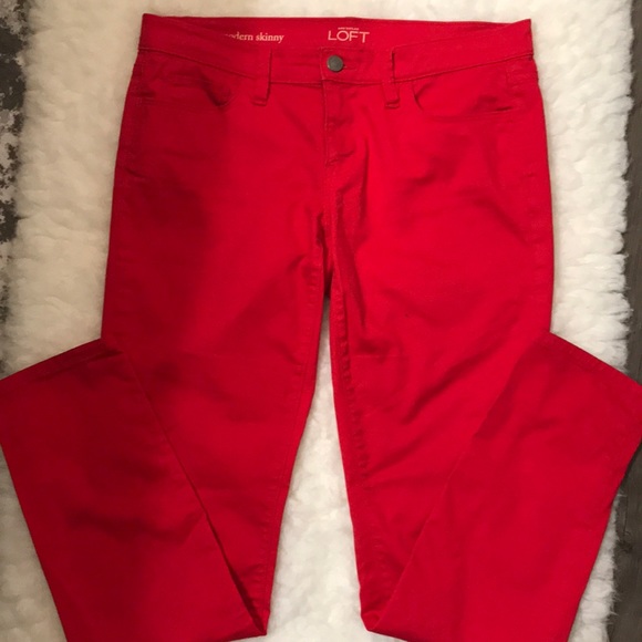 Red skinny jeans - Picture 2 of 5